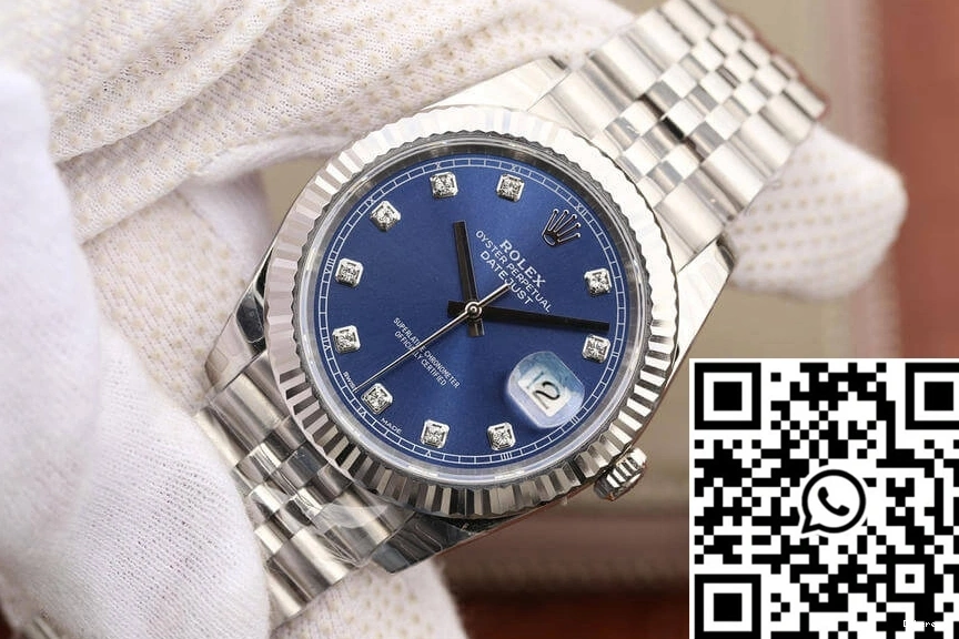 Datejust Rolex EW Dial Factory Blue M126334-0016 1228